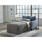 Ashley Rannis Stationary Twin Sofa Sleeper in Navy, , large