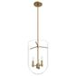 Hunter Sacha 3-Light Cloche Pendant in Alturas Gold, , large
