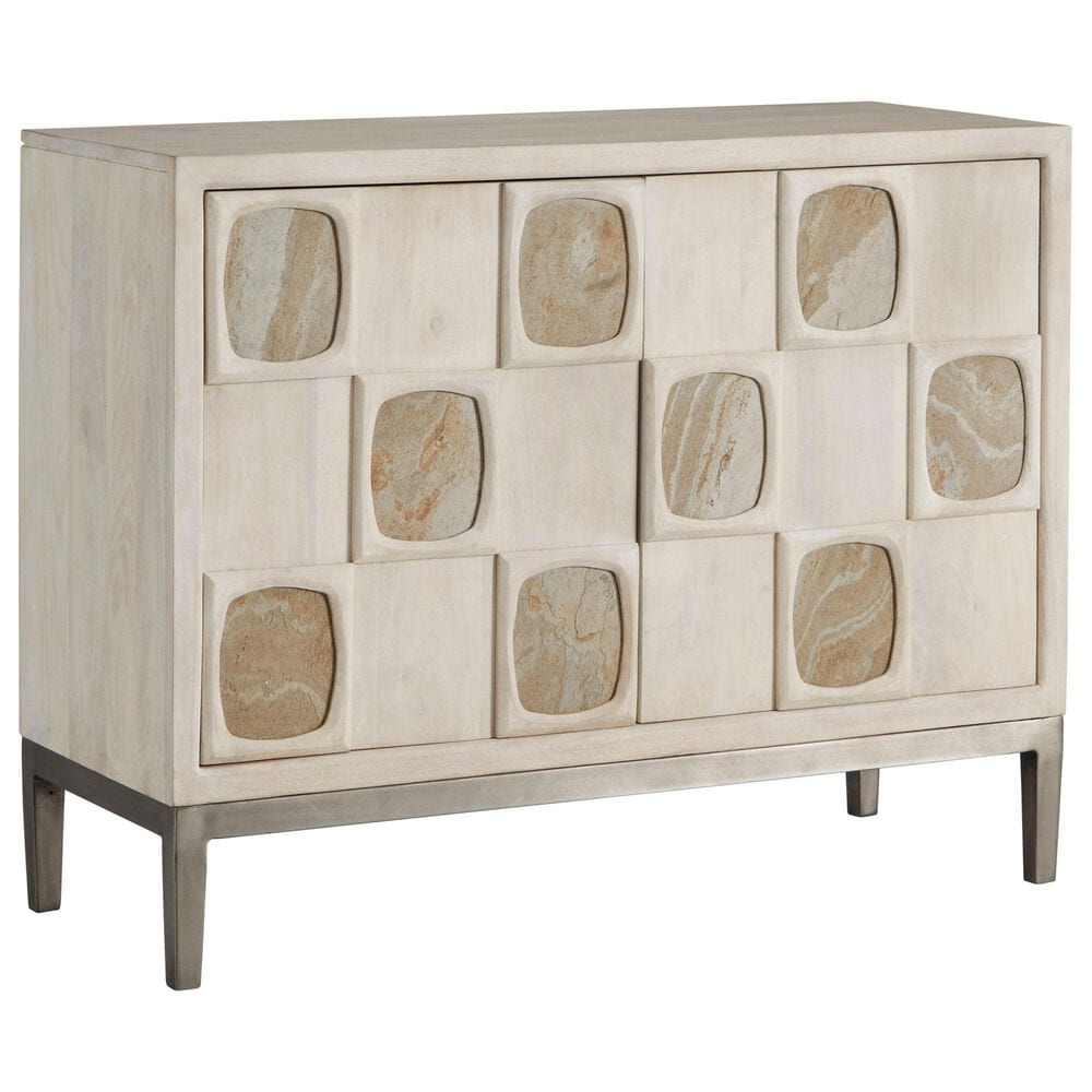 Chapel Hill Bar and Game Room 2-Door Contemporary Bar Cabinet in Stone, , large