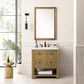 James Martin Vanities Breckenridge 30" Single Bathroom Vanity in Light Natural Oak with 3 cm Lime Delight Quartz Top and Rectangular Sink, , large
