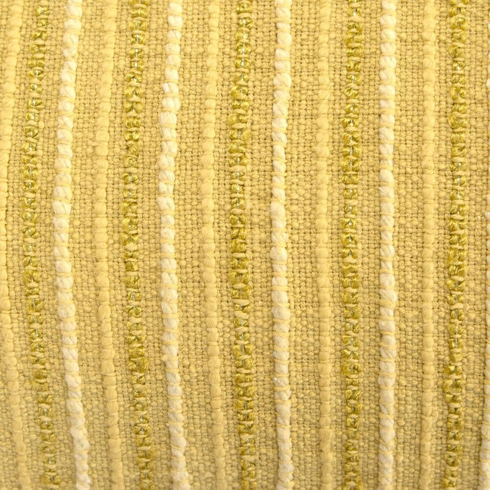 Rizzy Home 14&quot; x 26&quot; Down Filled Lumbar Pillow in Yellow, , large