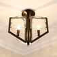 Golden Lighting Varsha Semi-Flush in Matte Black, , large