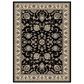 Radici USA Alba Black 3"3" x 4"11" Area Rug, , large
