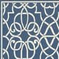 Oriental Weavers Meridian 7"10" Round Navy Area Rug, , large