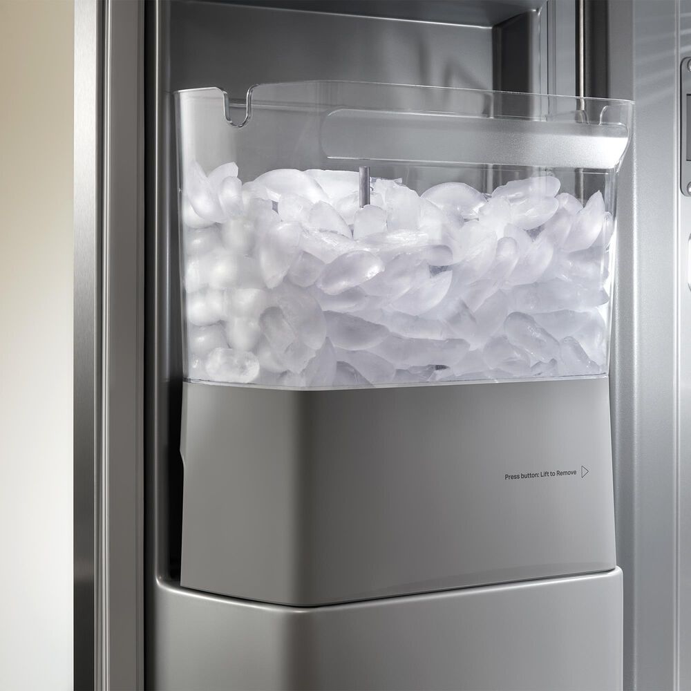 KitchenAid 25.1 Cu. Ft. Built-In Side-by-Side Refrigerator with Exterior Water and Ice Dispenser in PrintShield Stainless Steel, , large