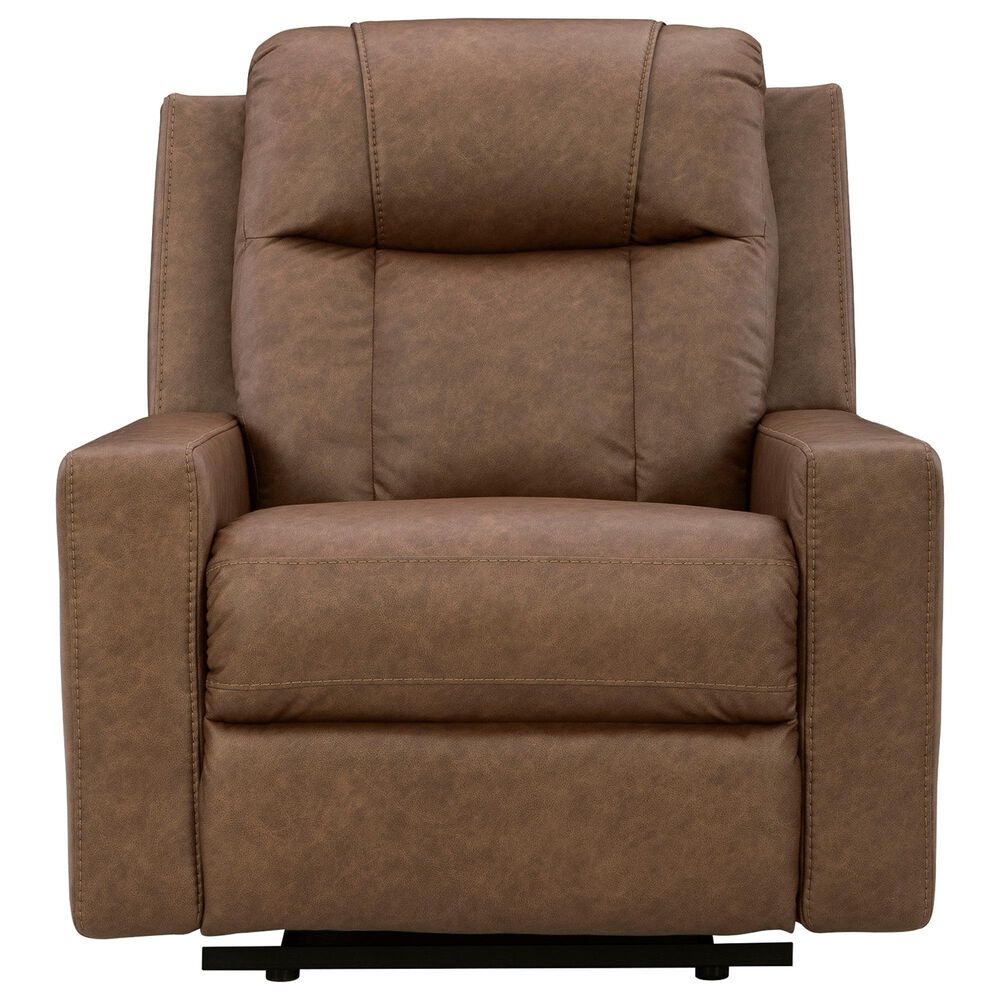 Ashley Mackmenville Manual Zero Wall Recliner in Caramel, , large