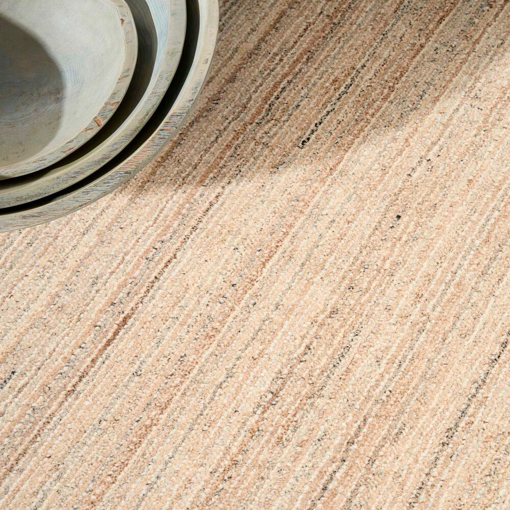 Nourison Ridge Beige and Ivory 7'9" x 9'9" Area Rug, , large