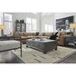 Ashley Emilia 5-Piece Stationary Reversible Sectional in Caramel, , large