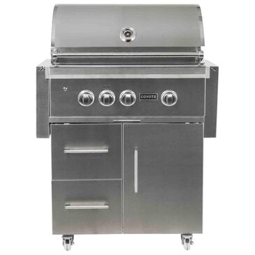 Coyote Outdoor 30" Natural Gas Grill with Cart in Stainless Steel, , large