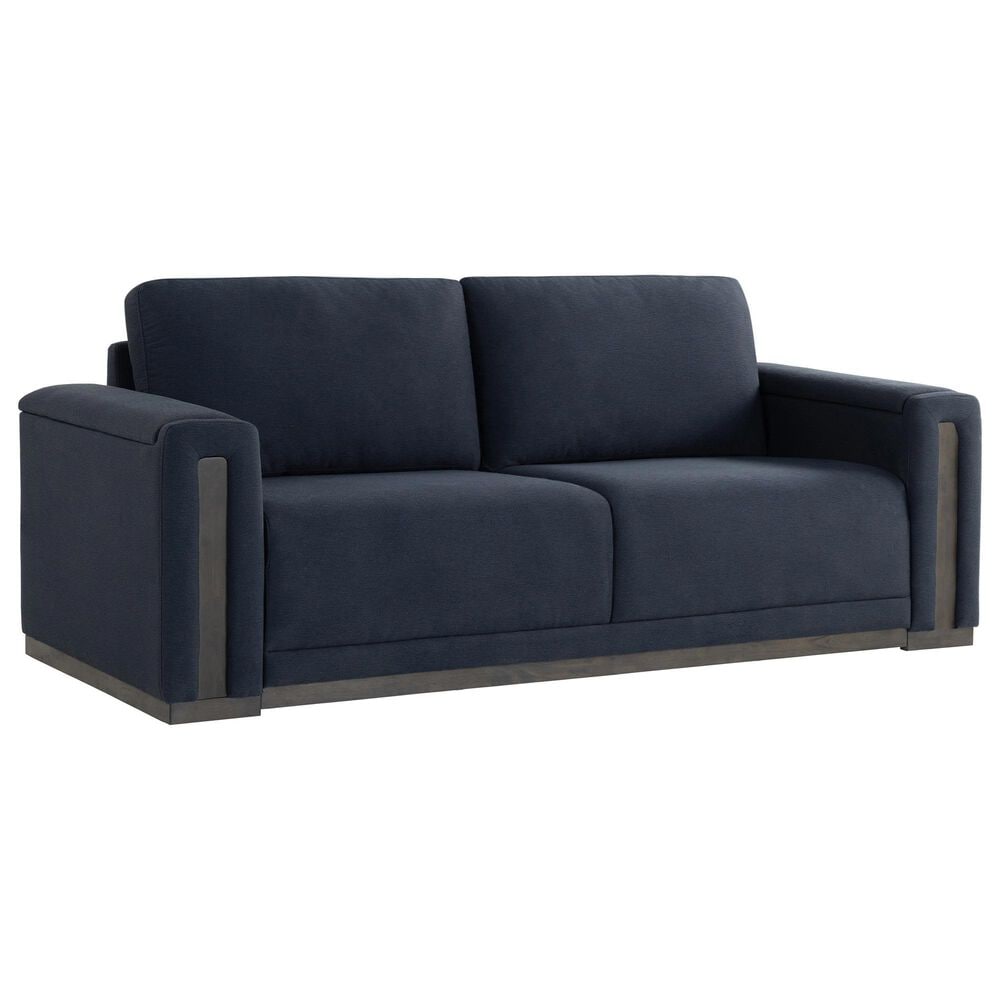 Lifestyle Solutions Riles Stationary Storage Sofa in Navy Blue, , large