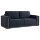 Lifestyle Solutions Riles Stationary Storage Sofa in Navy Blue, , large
