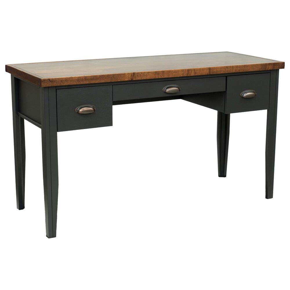 Legends Furniture Essex Writing Desk in Black and Whiskey, , large