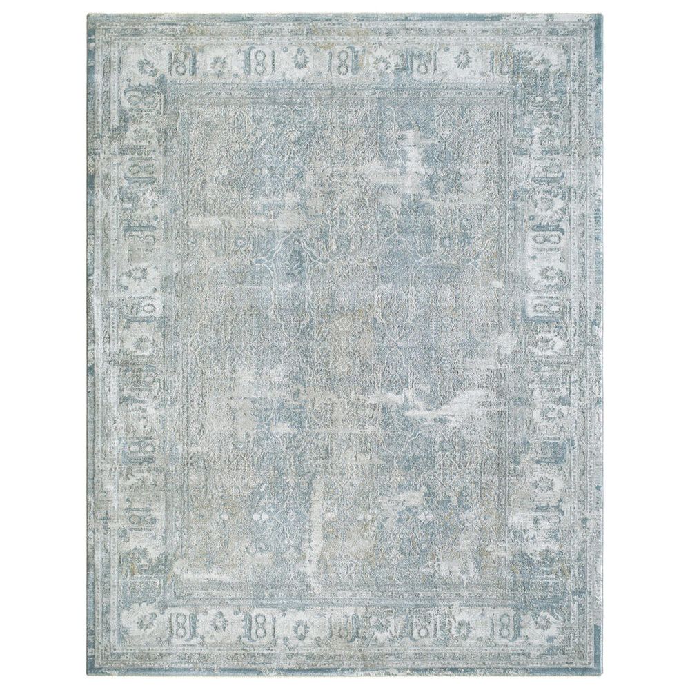 Surya Brunswick Cream, Light Gray, Charcoal, Light Brown and Mustard 2"7" x 10" Runner, , large