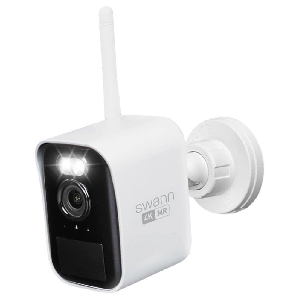 Swann MaxRanger4K Mini Long-Range Wireless Security System in White, , large