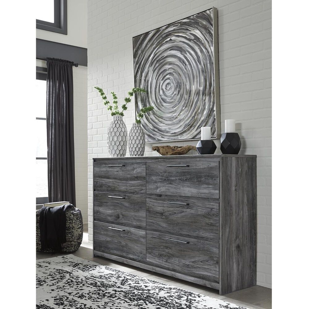 Signature Design by Ashley Baystorm 6 Drawer Dresser in Smoke Gray, , large