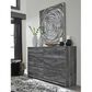 Signature Design by Ashley Baystorm 6 Drawer Dresser in Smoke Gray, , large