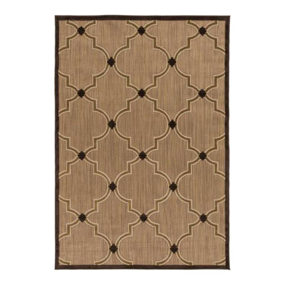 Surya Portera PRT-1048 3"9" x 5"8" Brown/Beige/Camel Area Rug, , large