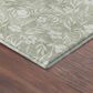 Dalyn Rug Company Soft Essentials Floral Celery 10" x 14" Indoor/Outdoor Area Rug, , large