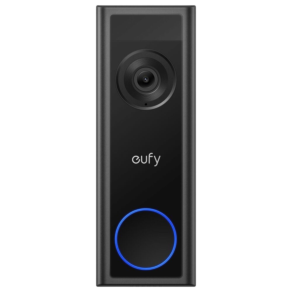 eufy C31 Wireless Dual Powered 2K Video Doorbell in Black, , large