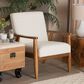 Baxton Studio Stratton Arm Chair in Cream, , large