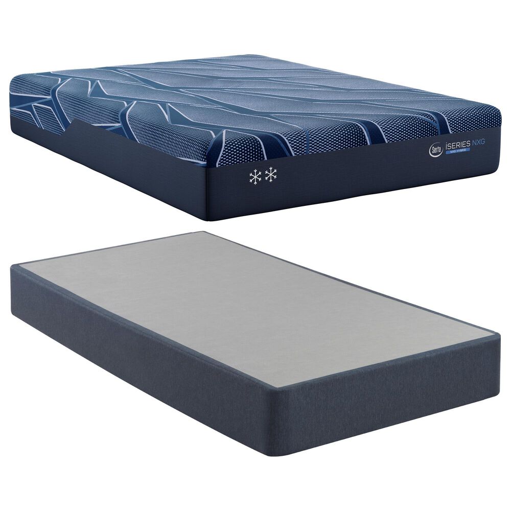 Serta iSeries NXG 2500 Medium Hybrid Twin XL Mattress with Low Profile Box Spring, , large