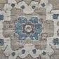 Feizy Dartmouth 39QLF 9" x 12" Gray and Multicolor Area Rug, , large