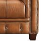Hydeline York Leather Accent Chair in Saddle (Set of 2), , large