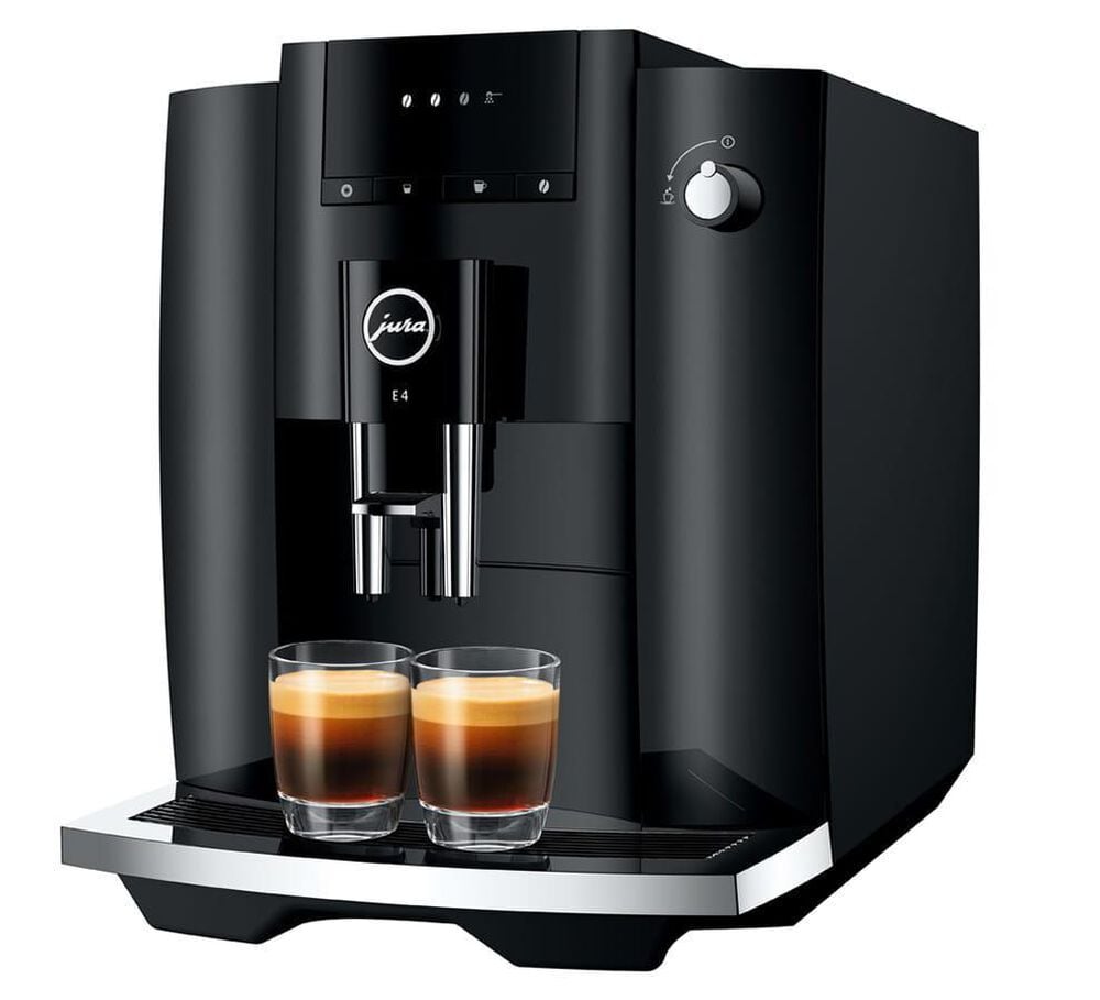Jura E4 64 Oz Automatic Coffee Machine in Piano Black, , large