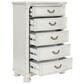 Ashley Montelaine 5-Piece King Panel Bedroom Set in Antique White, , large
