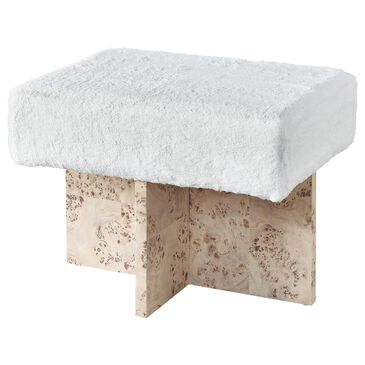 Furniture Worldwide Tranquility Bunching Bench in Bunny Cream, , large
