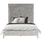 Urban Home Boho Chic King Platform Bed in Washed White, , large