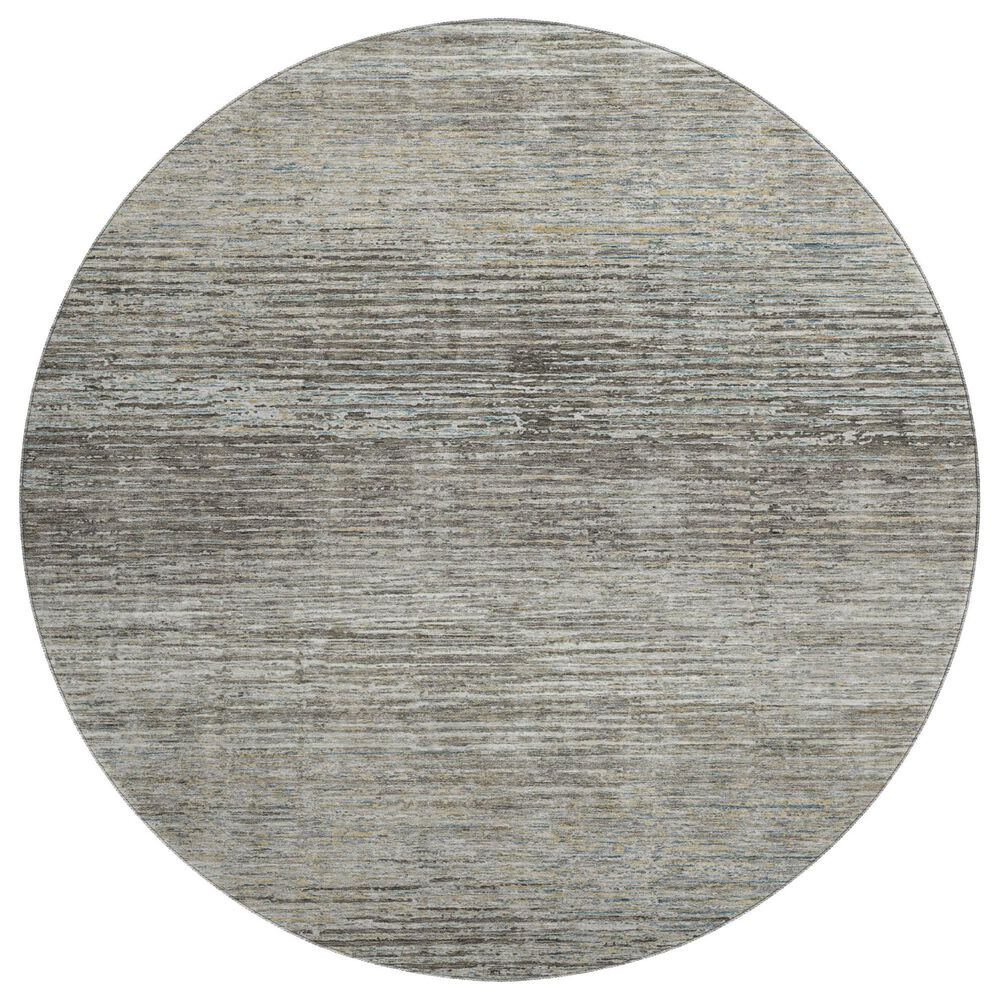 Dalyn Rug Company Trevi TV1 8" Round Taupe Area Rug, , large