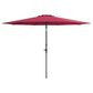 CorLiving 10" UV & Wind Resistant Patio Umbrella in Wine Red, , large