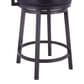Blue River Titana 30" Swivel Barstool with Ford Black Cushion in Mineral, , large