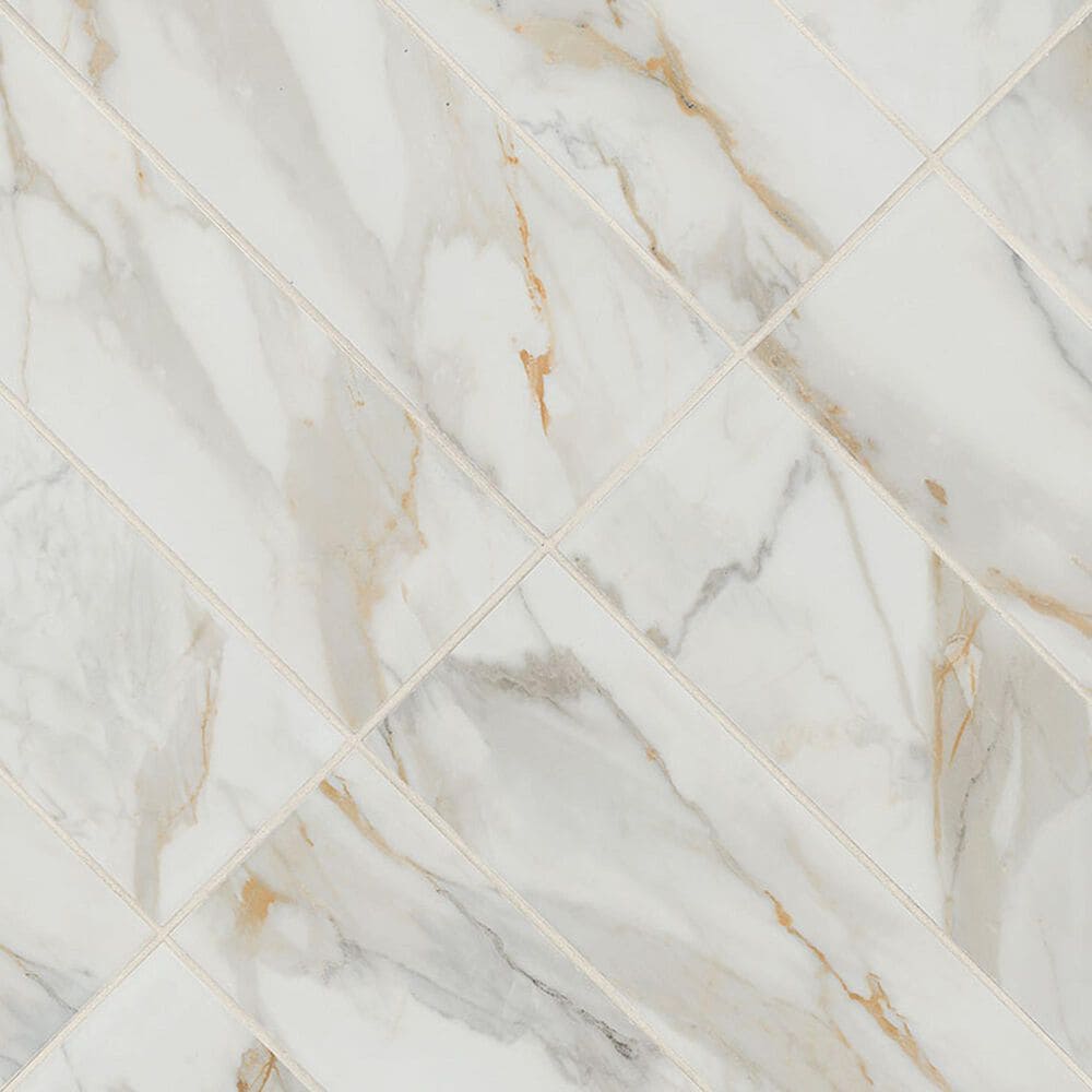 MS International Calacatta Gold 4&quot; x 12&quot; Porcelain Tile, , large