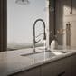 Kohler Tournant Semi-Professional Kitchen Sink Faucet in Vibrant Stainless, , large