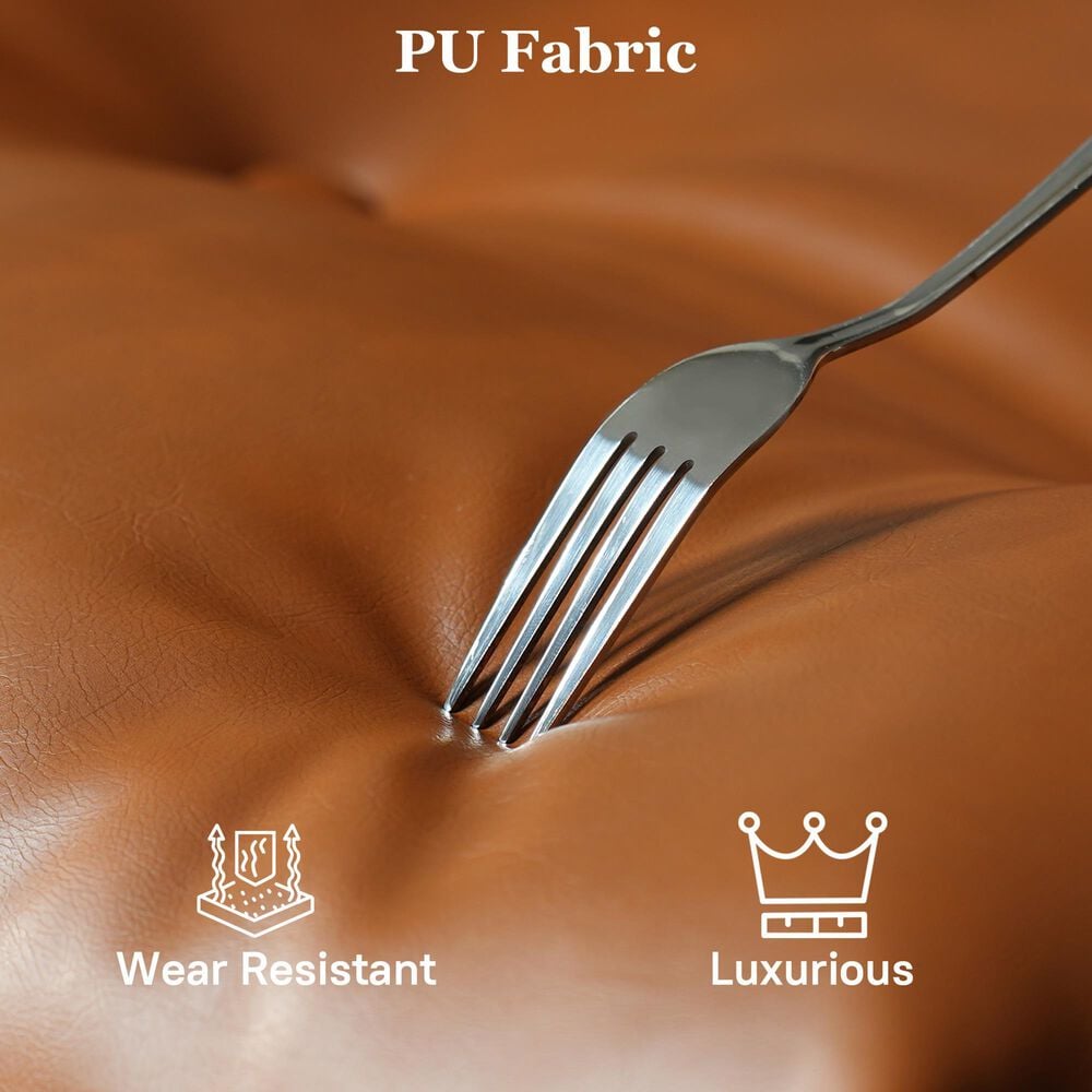 HOMLUX High Back Executive Office Chair with PU Leather in Brown, , large