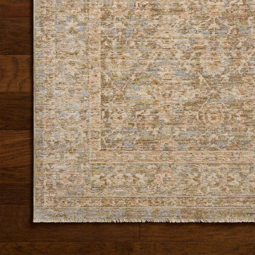 Loloi Elora Sky and Terracotta 7'10" x 10'2" Area Rug, , large