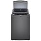 LG 4.1 Cu. Ft. Top Load Washer and 7.3 Cu. Ft. Electric Dryer Laundry Pair in Monochrome Grey, , large