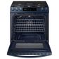 Samsung Bespoke Smart Slide-in Gas Range 6.0 cu. ft. w/ Smart Dial, Air Fry & Wi-Fi in Navy Steel, , large