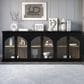 Waltham Archdale 6-Door Accent Cabinet in Black, , large