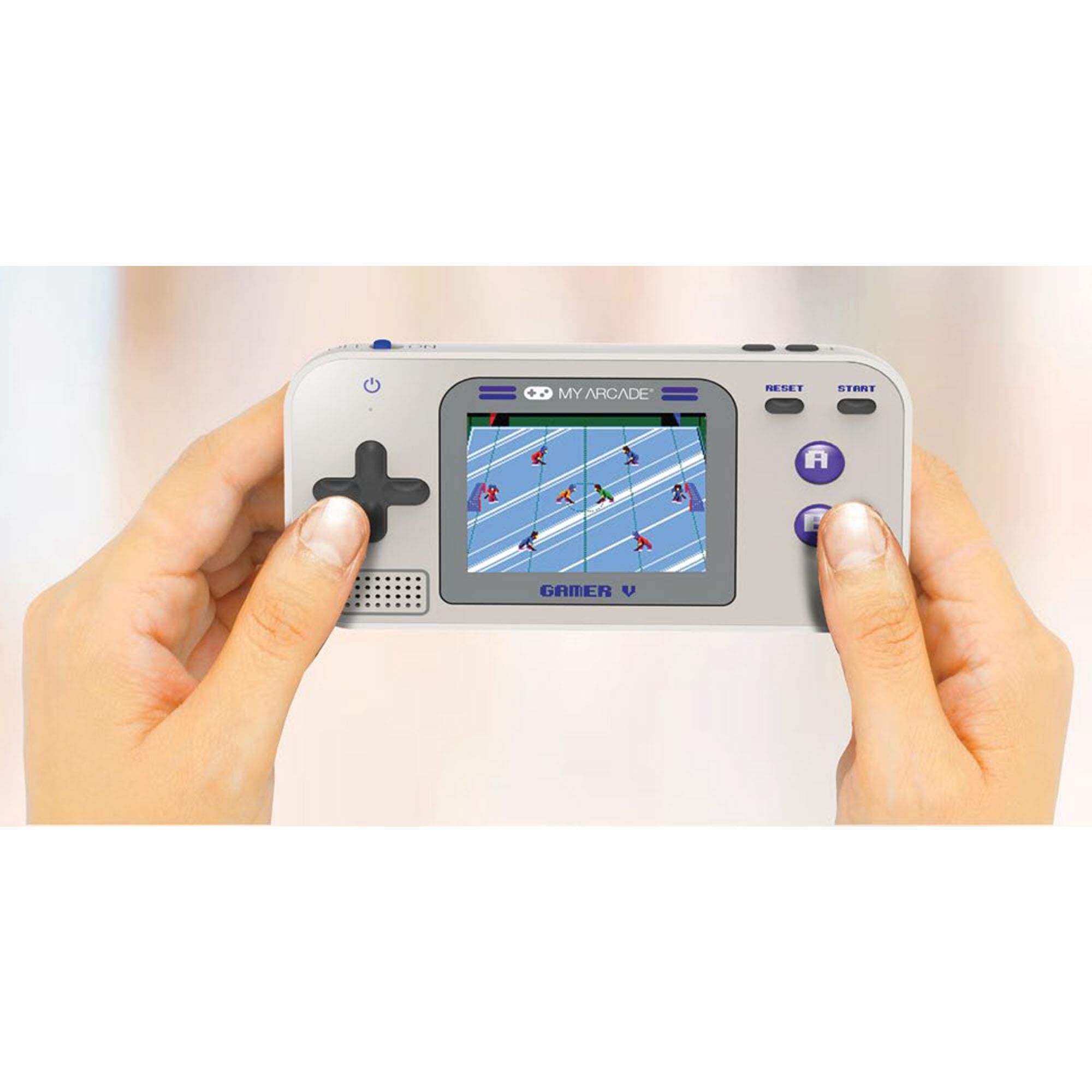 My Arcade Gamer V Classic Handheld Gaming in Gray and Purple