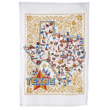 One Hundred 80 Degrees Texas Dish Towel in Multicolor, , large