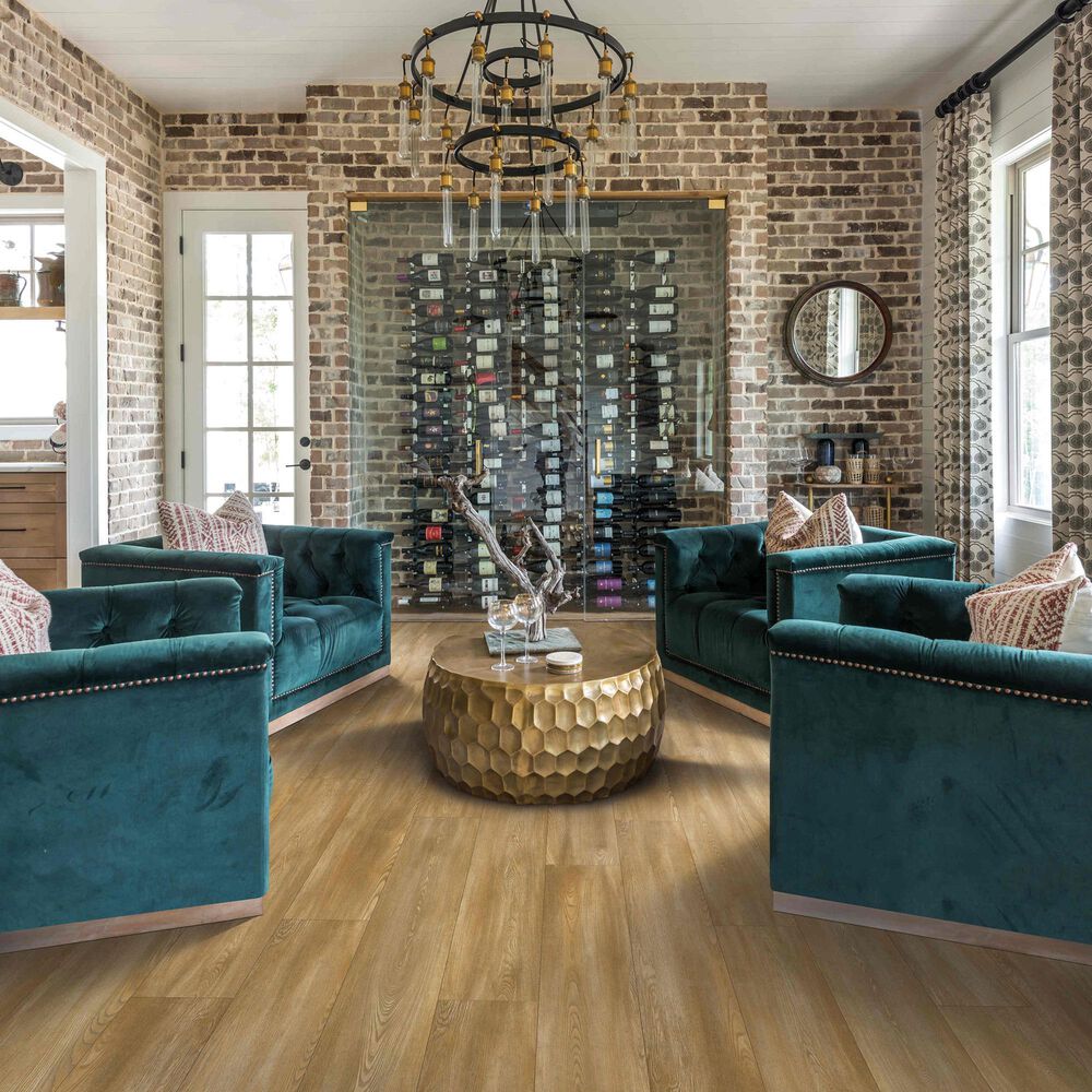 Karastan Curated Grain Acorn 9" x 60" Luxury Vinyl Plank, , large