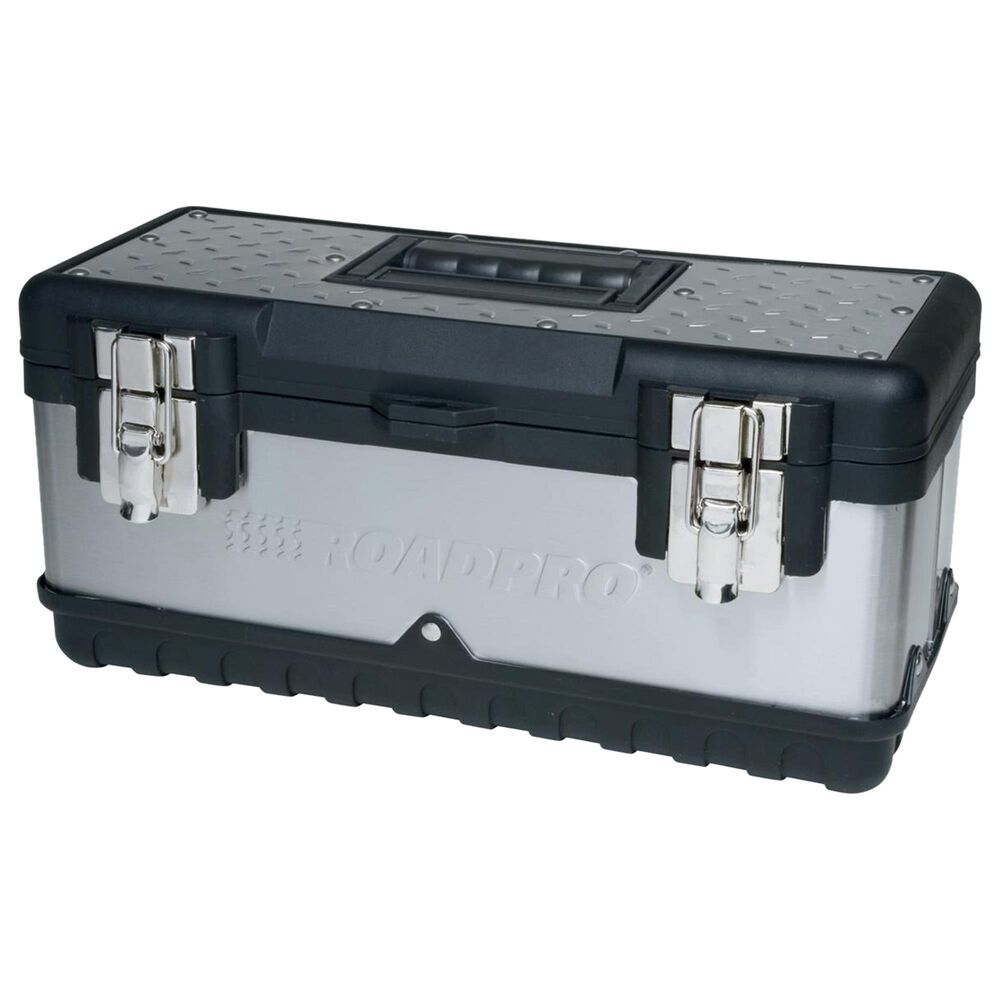 RoadPro Tool Box 15 .In in Stainless Steel, , large