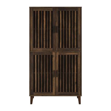 Pacific Landing Elouise Tall Accent Cabinet in Dark Pine, , large