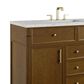 James Martin Bellshire 48" Single Bathroom Vanity in Honey Oak with 3 cm Eternal Jasmine Pearl Silestone Top, Rectangular Sink and FreePower Wireless Charger, , large