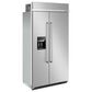 KitchenAid 25.1 Cu. Ft. Side By Side Built-In Refrigerator in Stainless Steel, , large