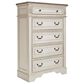 Ashley Realyn 5-Piece King Bedroom Set in Chipped White and Distressed, , large