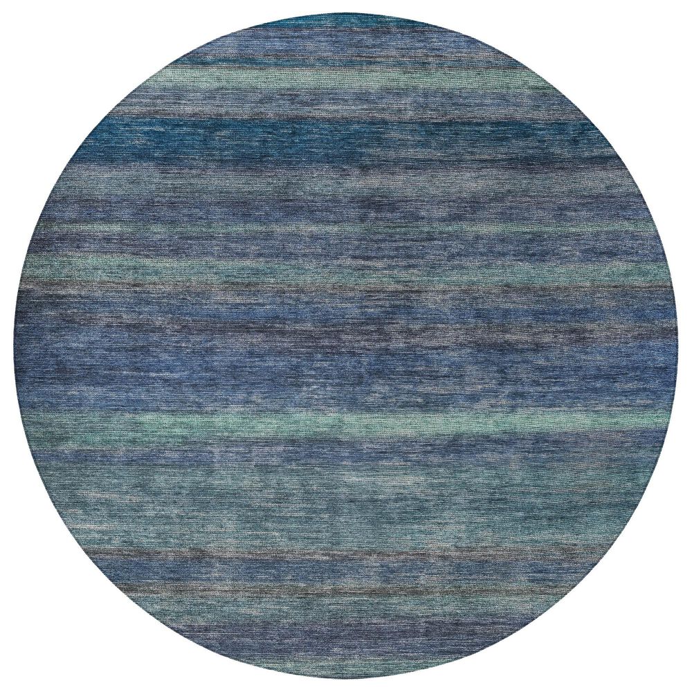 Dalyn Rug Company Kochi KC5 Blue 8" Round Area Rug, , large